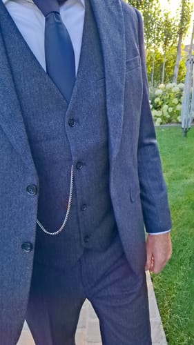 Customer photo review of Three-pieces suit Arthur - Authentic Tweed