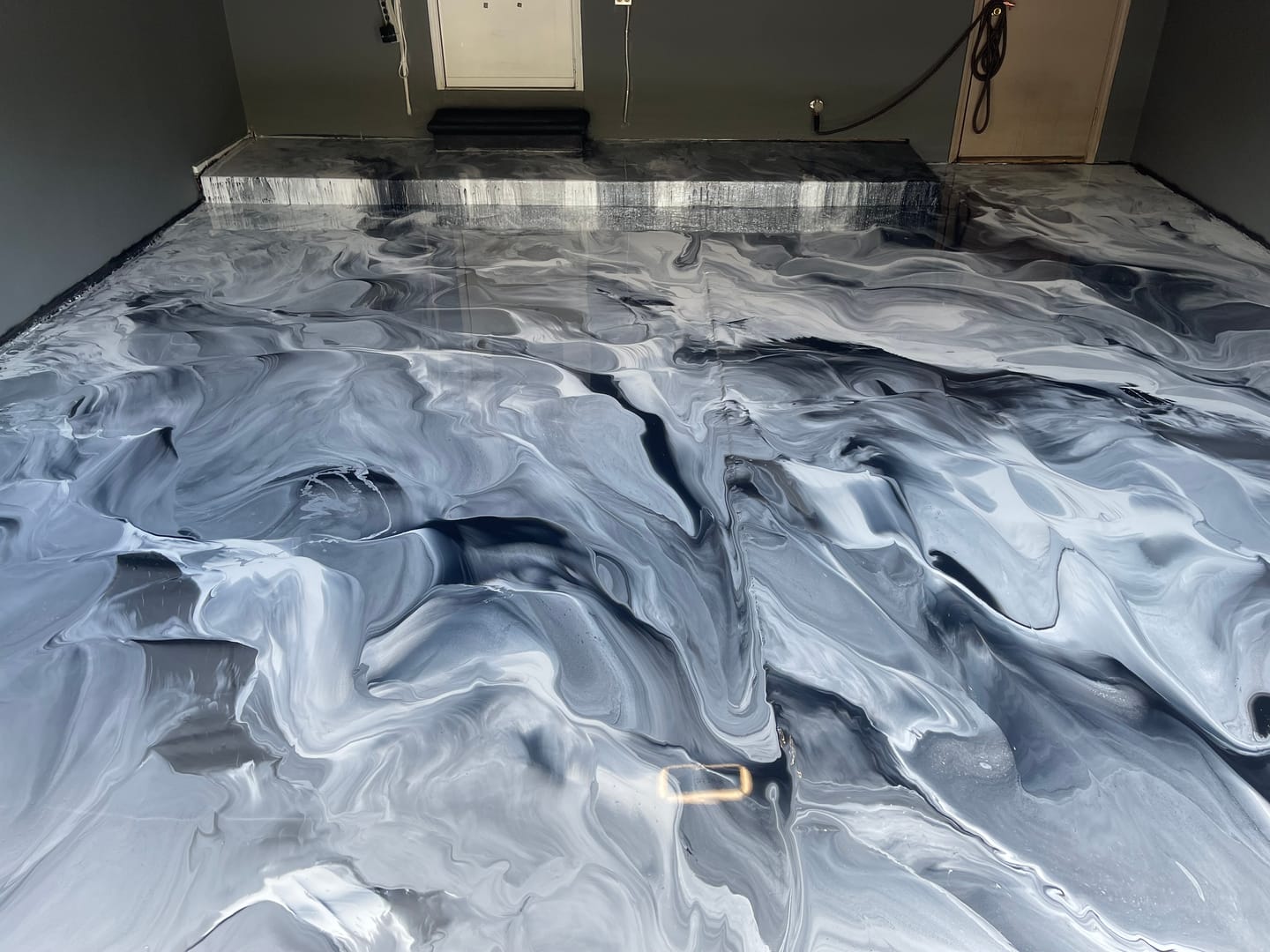 Customer photo review of Epoxy Floor Kit - Rockhard USA 3 Gal. Kit