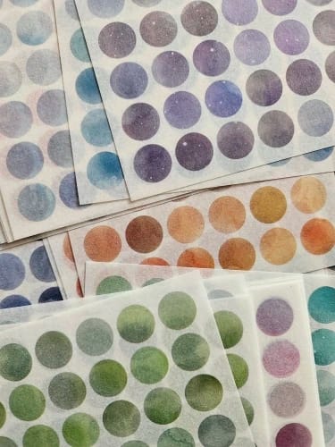 Customer photo review of Bullet Journaling Sticker Kit - 100 Sheets