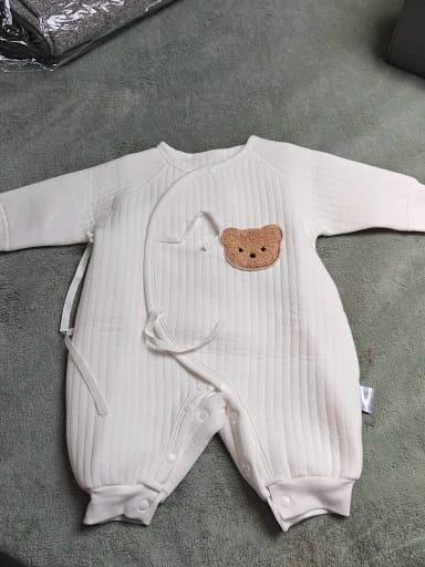 Customer photo review of Newborn Teddy Bear Onesie
