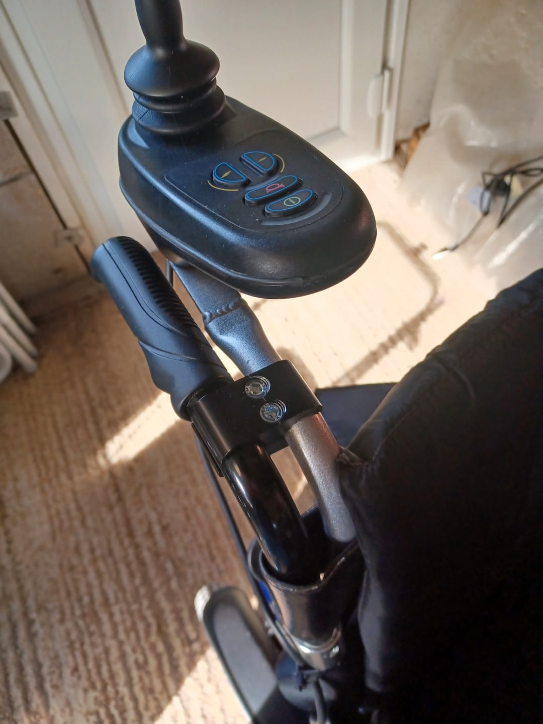 Customer photo review of Carer Control Accessory for Electric Wheelchairs