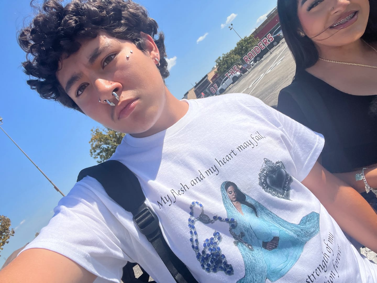 Customer photo review of SAINT LANA T-SHIRT
