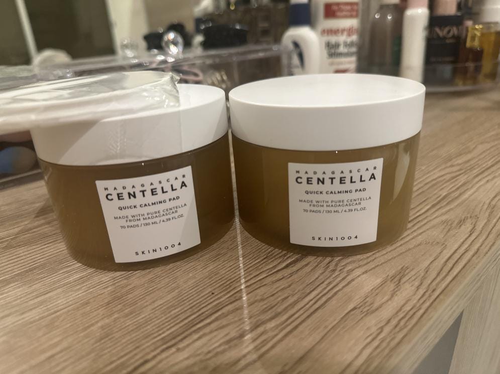 Customer photo review of SKIN1004 - Madagascar Centella Quick Calming Pad 70 PCS | Pads Calmantes