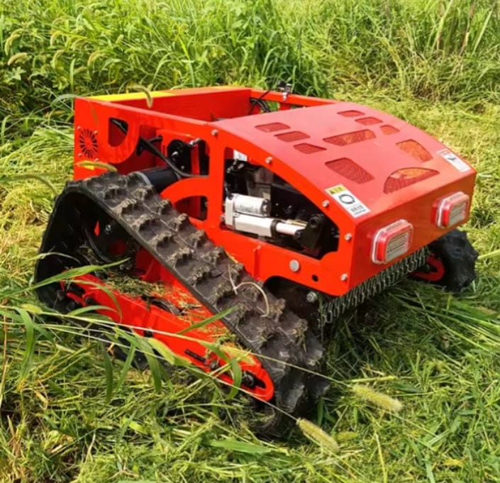 Customer photo review of MS550B Remote Control Lawn Mower with Tracks – 21" Gasoline Remote Control Mower