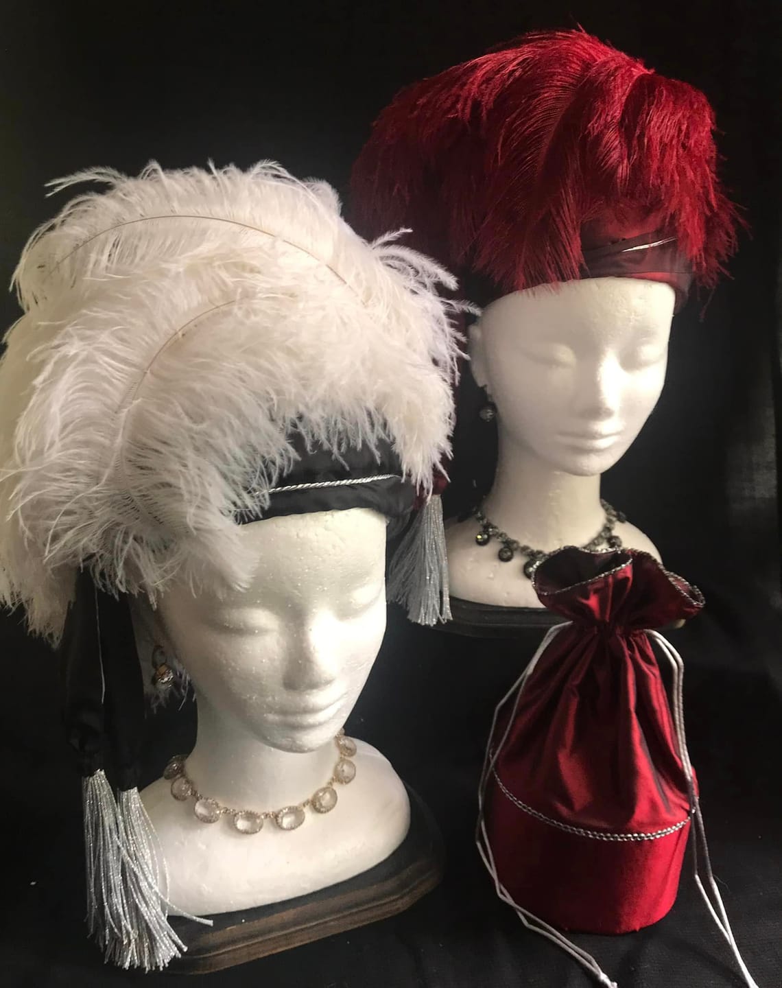 Customer photo review of Ostrich Blondene Floss Feathers