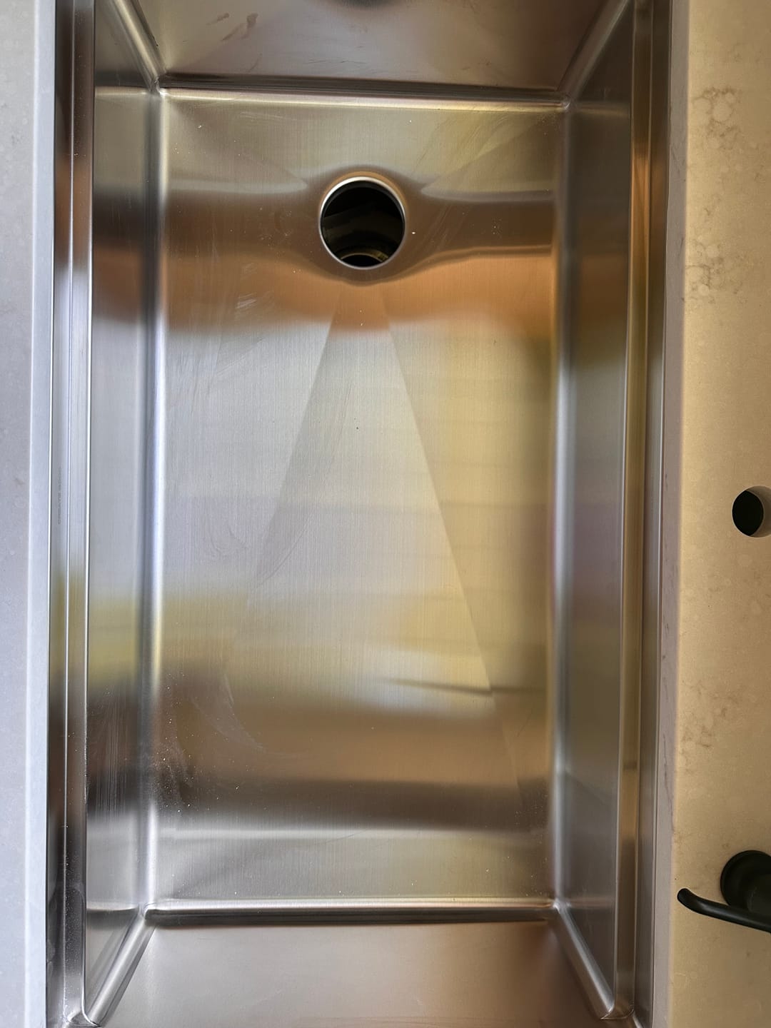 Customer photo review of 33" Undermount Workstation Sink – 16 Gauge Stainless Steel Single Bowl – 8" Deep – Reversible – Seamless Drain (5LS33c-8)
