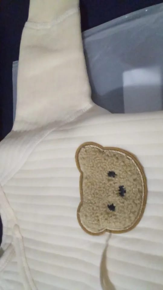 Customer photo review of Newborn Teddy Bear Onesie