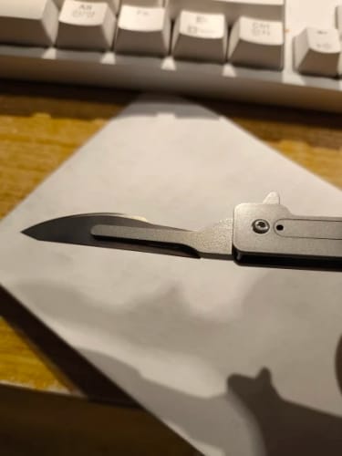 Customer photo review of 3cr13 Stainless Steel Blade Knife