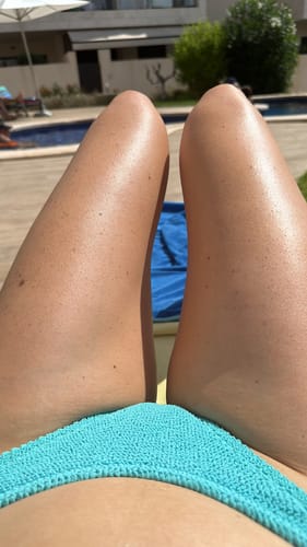 Customer photo review of Gradual Untinted Self Tan Lotion