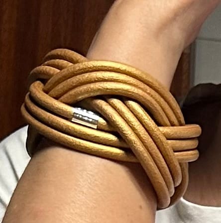 Customer photo review of Bracciale pelle Nodomoro Tulsi