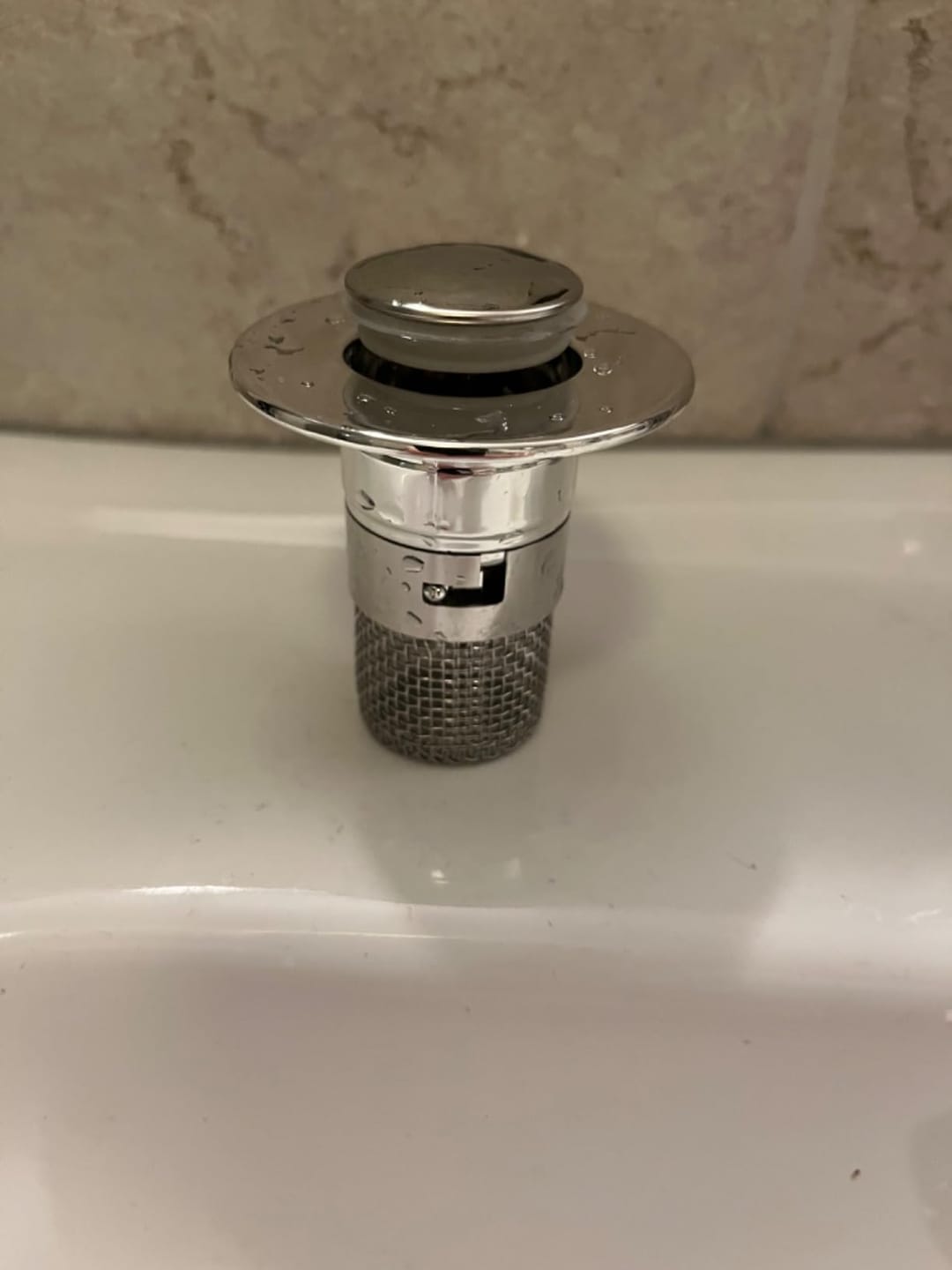 Customer photo review of Quickpop - Der innovative Abflussfilter