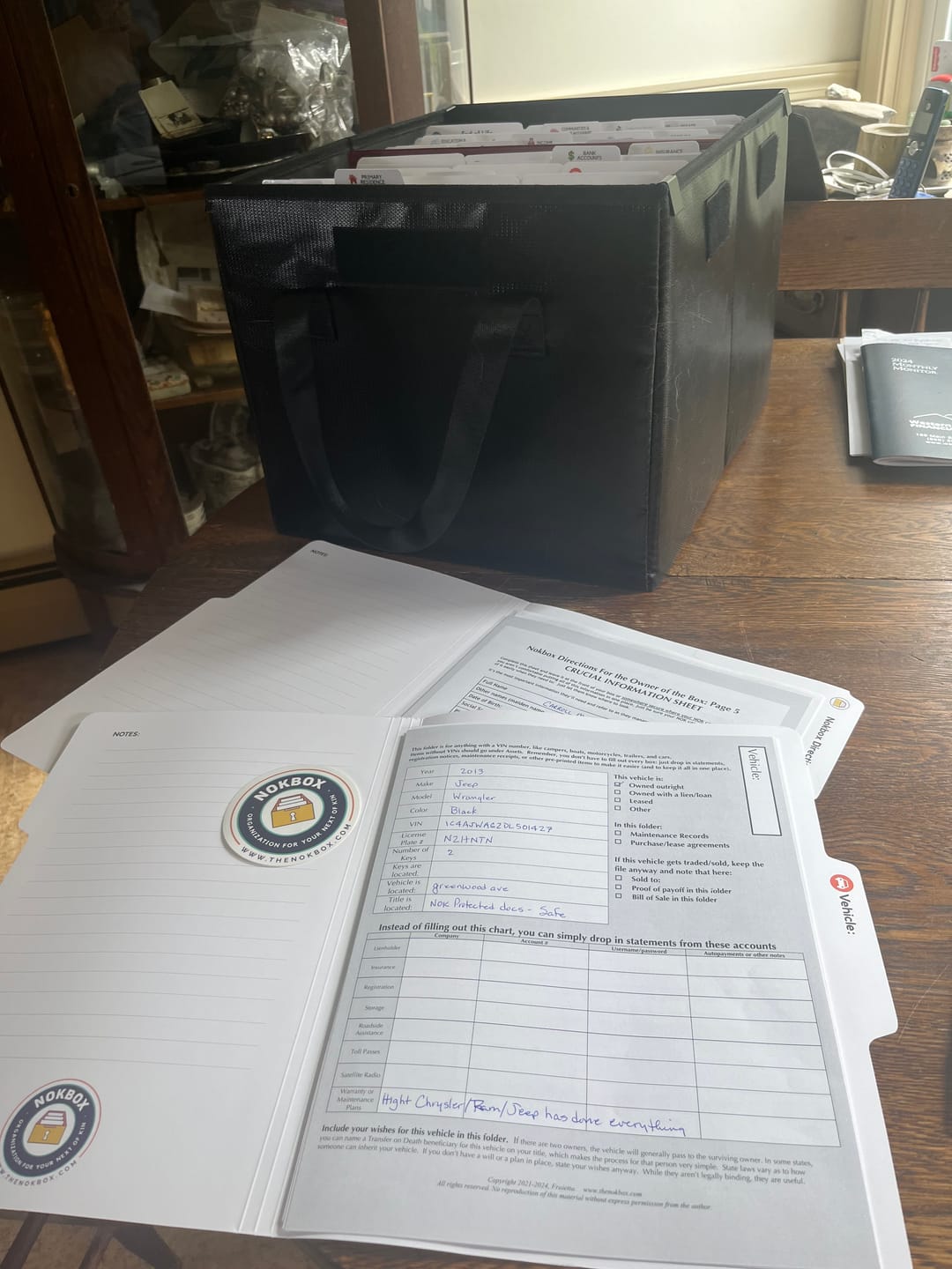 Customer photo review of Nokbox™ Fireproof
