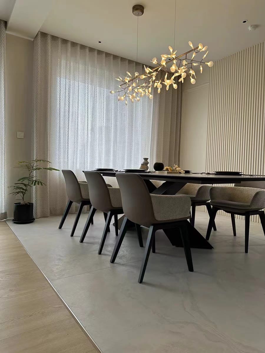 Customer photo review of WOMO Heracleum/Firefly Linear Chandelier-WM2436
