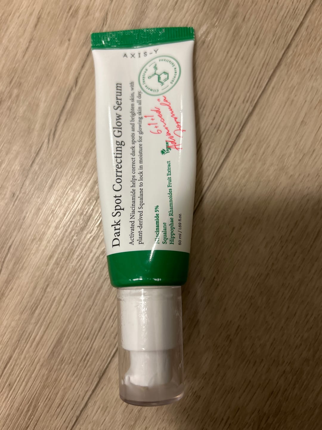 Customer photo review of AXIS-Y - Sérum - Dark Spot Correcting Glow Serum