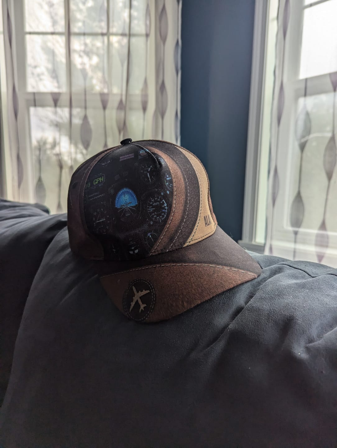 Customer photo review of Personalized Pilot Classic Cap, Personalized Gift for Pilot
