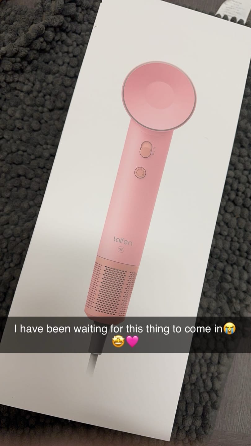 Customer photo review of Laifen SE · High-speed hair dryer