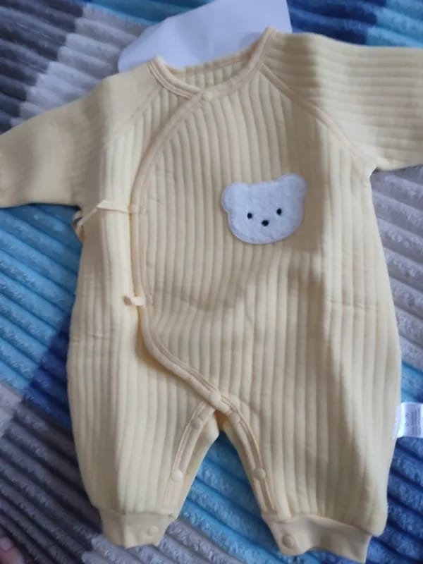 Customer photo review of Newborn Teddy Bear Onesie