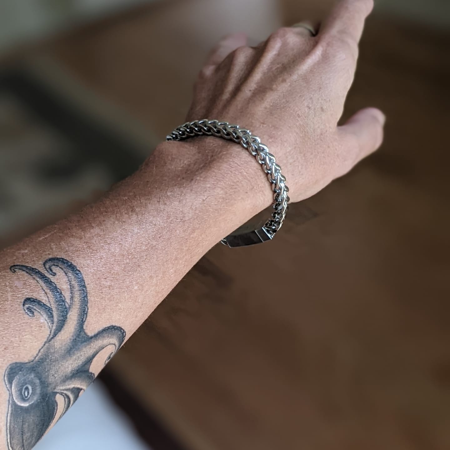 Customer photo review of Franco Link Bracelet | 6MM
