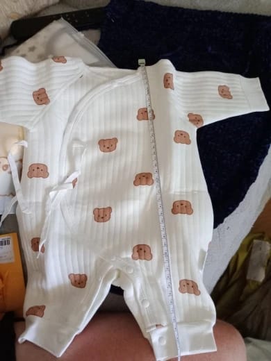 Customer photo review of Newborn Teddy Bear Onesie