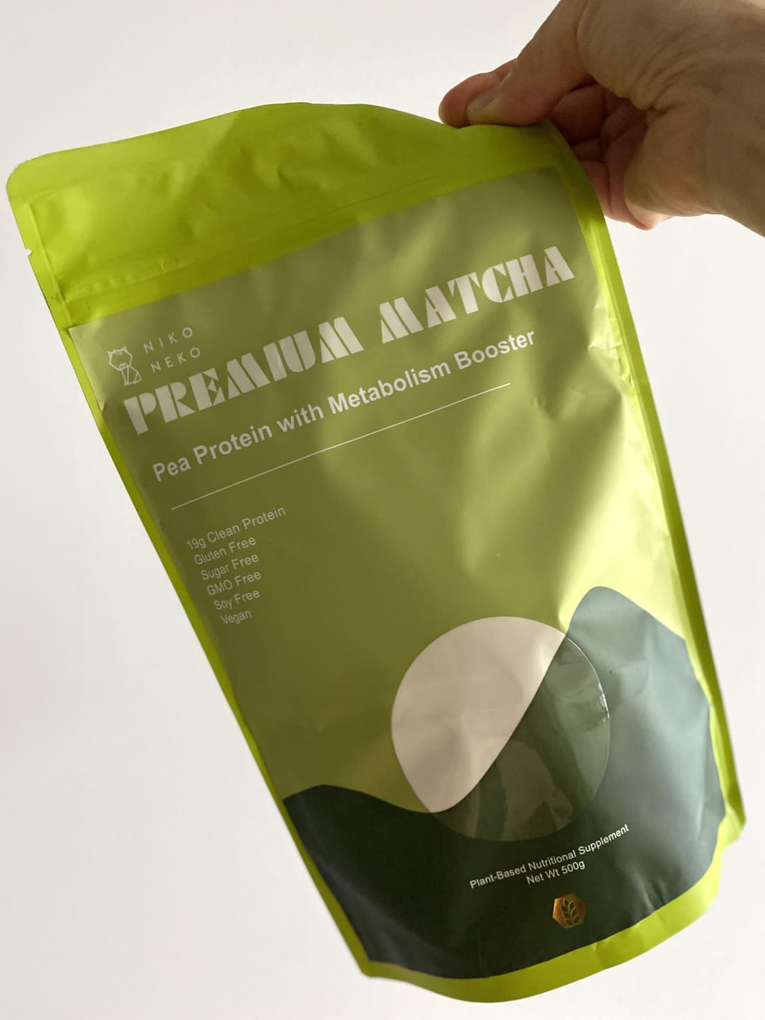 Customer photo review of Pea Protein Isolate - Premium Matcha