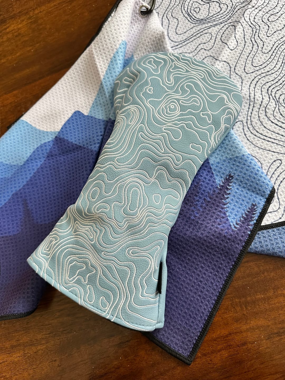 Customer photo review of Topographic Edition - Carolina Blue / Embroidered Pure White