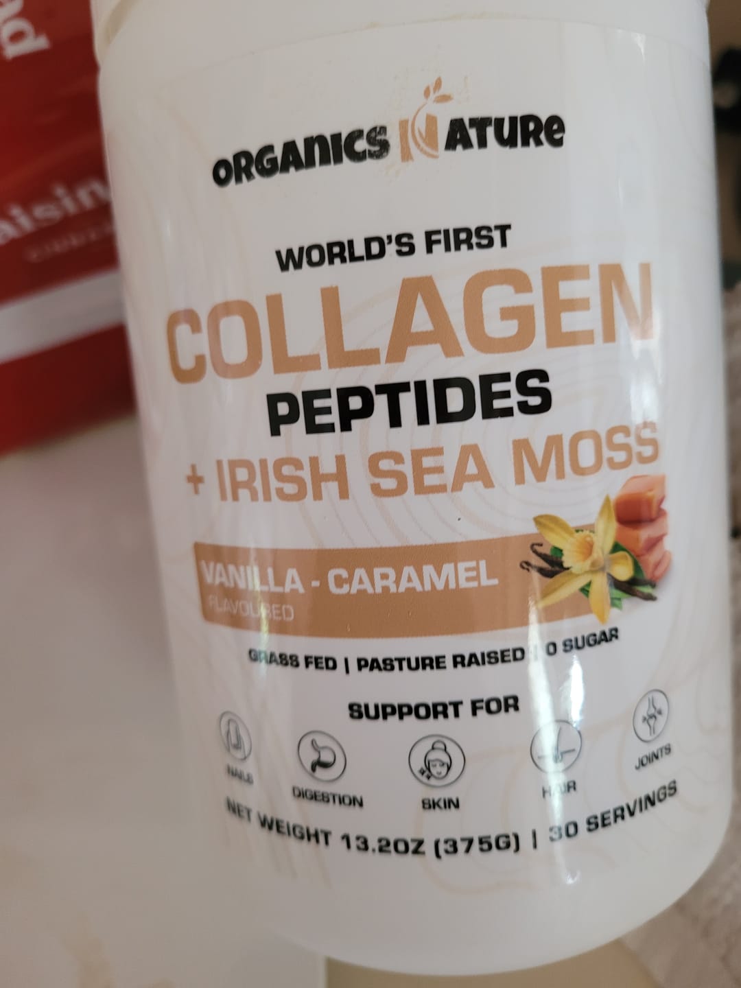 Customer photo review of Cappuccino Collagen Sea Moss