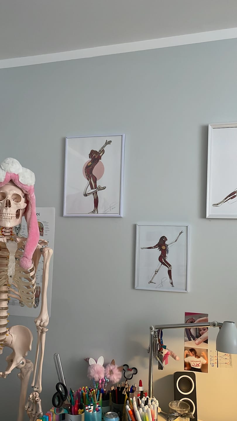 Customer photo review of Poster anatomique de la Danse