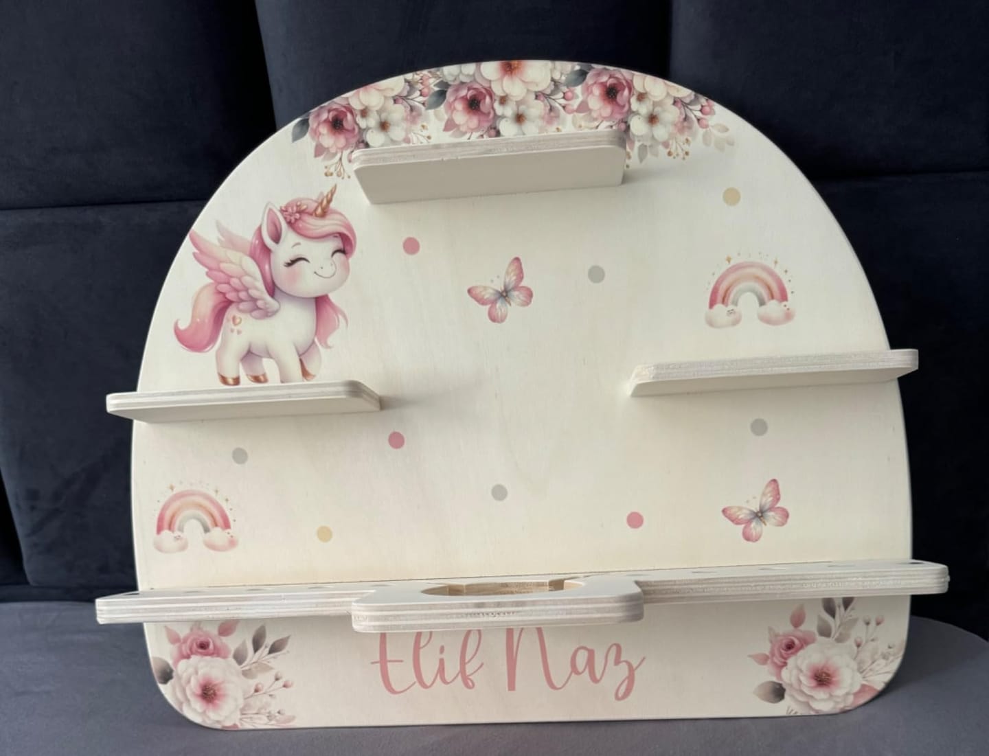 Customer photo review of Tonieregal aus Holz, personalisiert Woodland