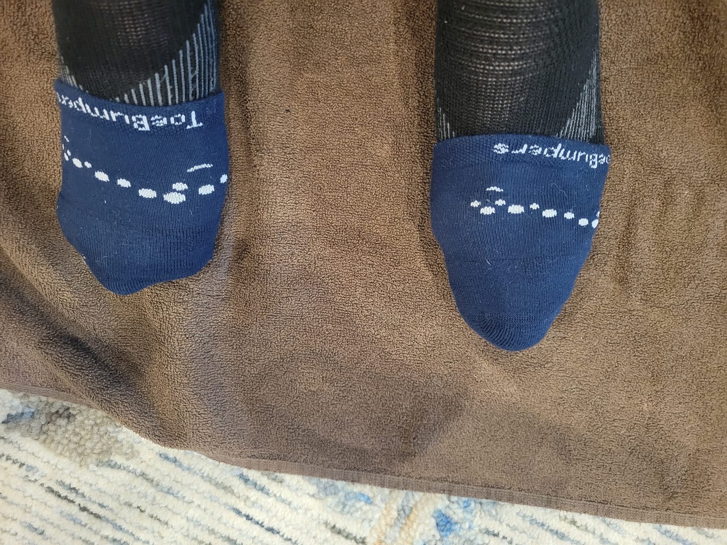 Customer photo review of Men's Running Toe-Cushioning Sock (1 Pair)