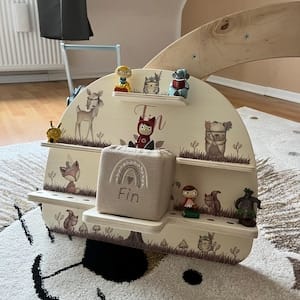 Customer photo review of Tonieregal aus Holz, personalisiert Woodland