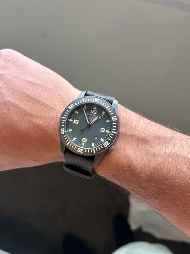 Customer photo review of Glomar Explorer - Hook And Loop Watch Strap