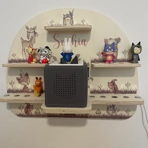 Customer photo review of Tonieregal aus Holz, personalisiert Woodland
