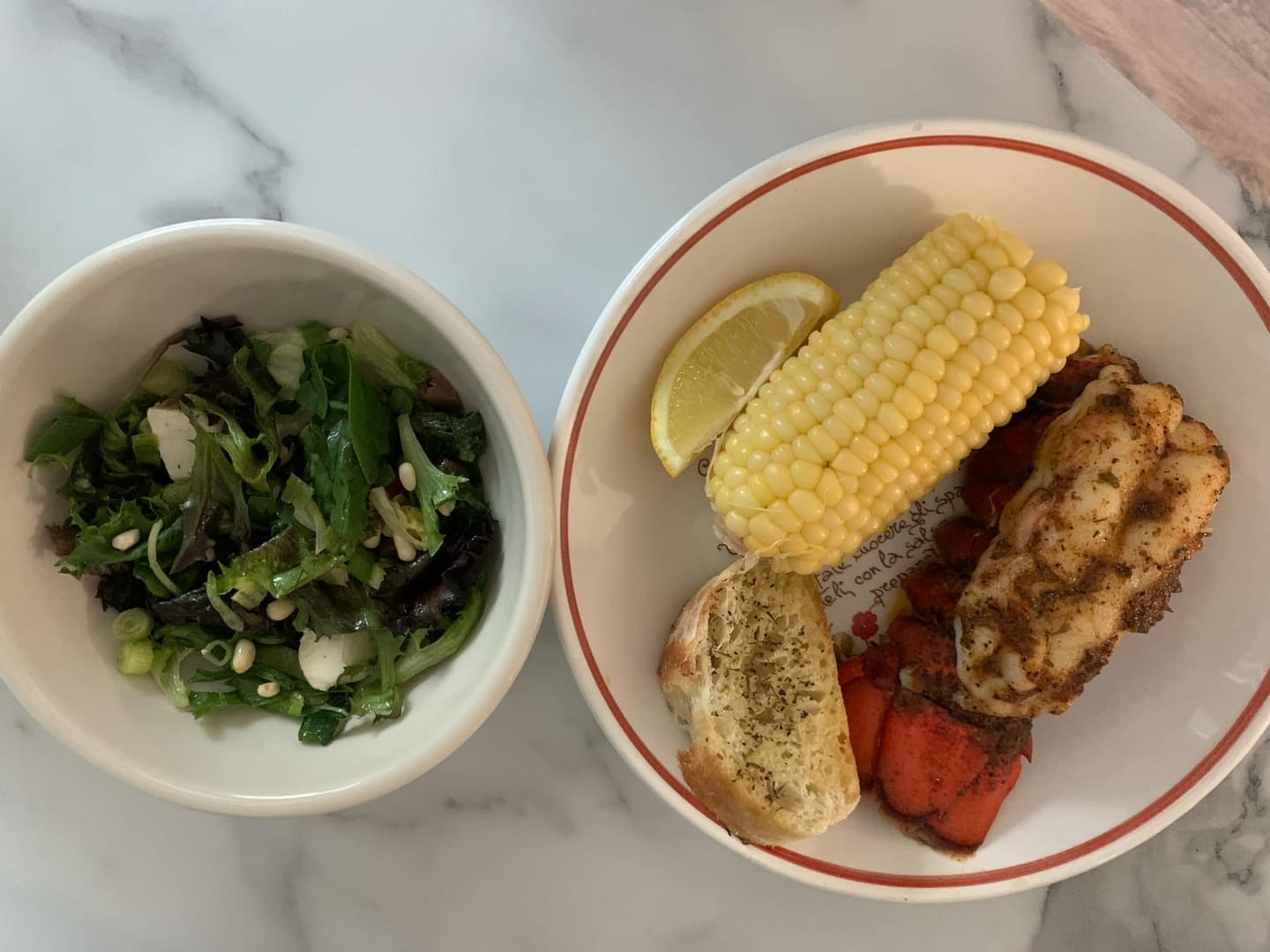 Customer photo review of Wild, Cold Water Atlantic Lobster Tails (2 tails)