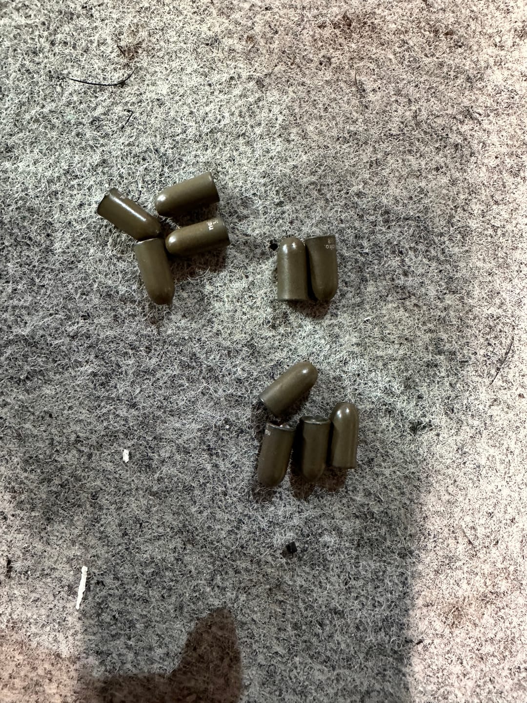 Customer photo review of 200% Sensitivity Tungsten Worm Weights | Bullet Weights | 2 Colors 10 Piece | Bulk Pack