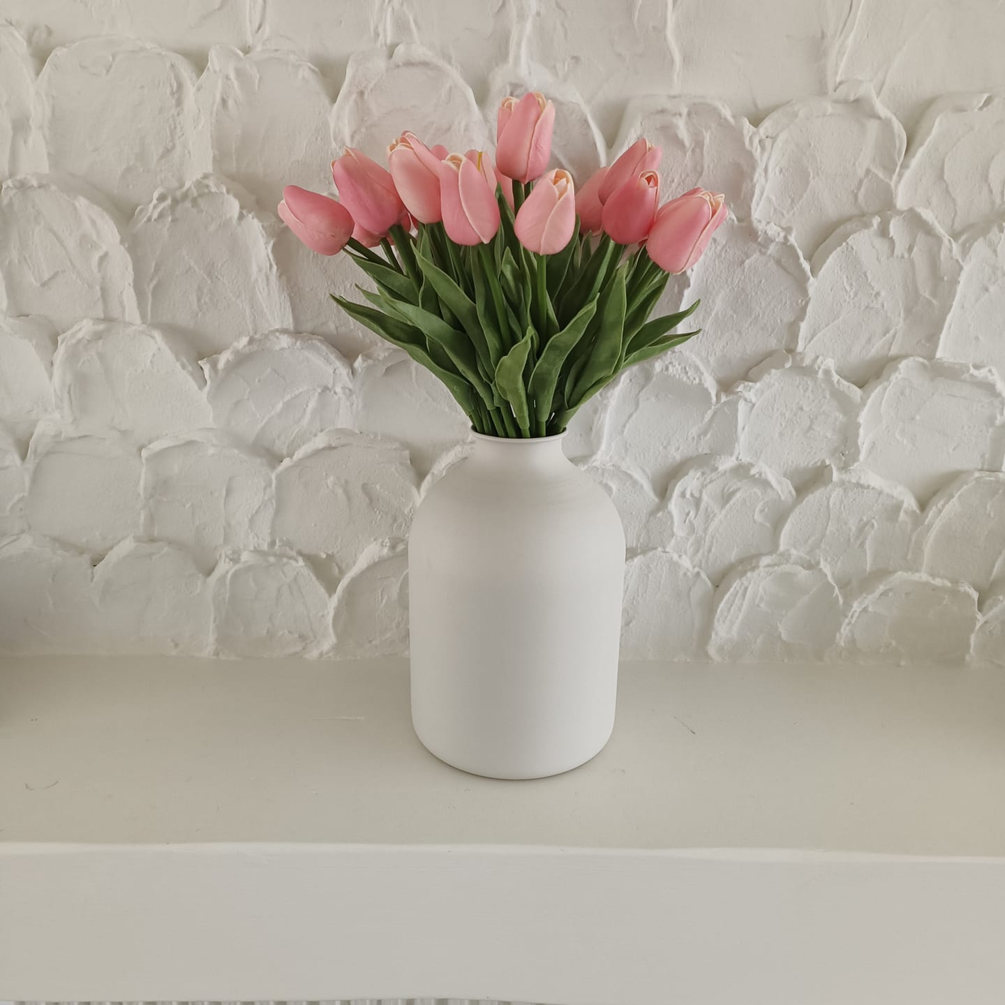 Customer photo review of Tulpen Boeket - Roze (25 stengels)