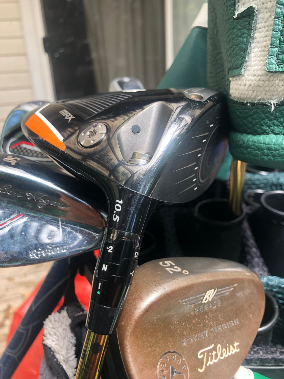 Customer photo review of Callaway Paradym Ai Smoke Tour Strong Green Dot Compatible Shaft Adapter