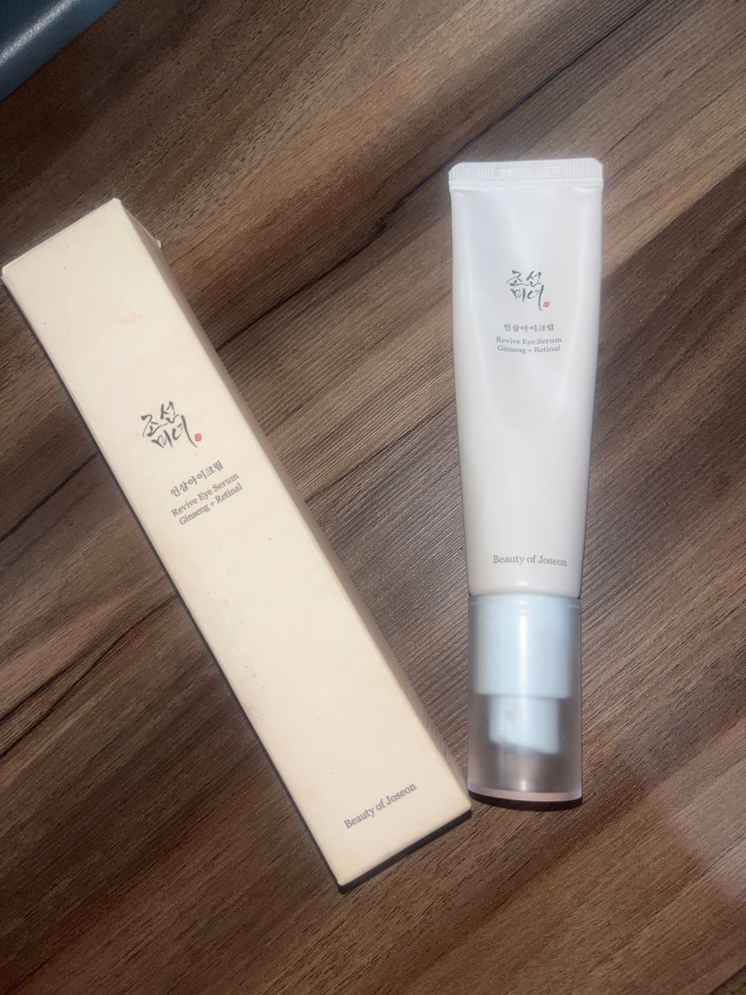Customer photo review of REVIVE EYE SERUM : GINSENG + RETINAL 30ml