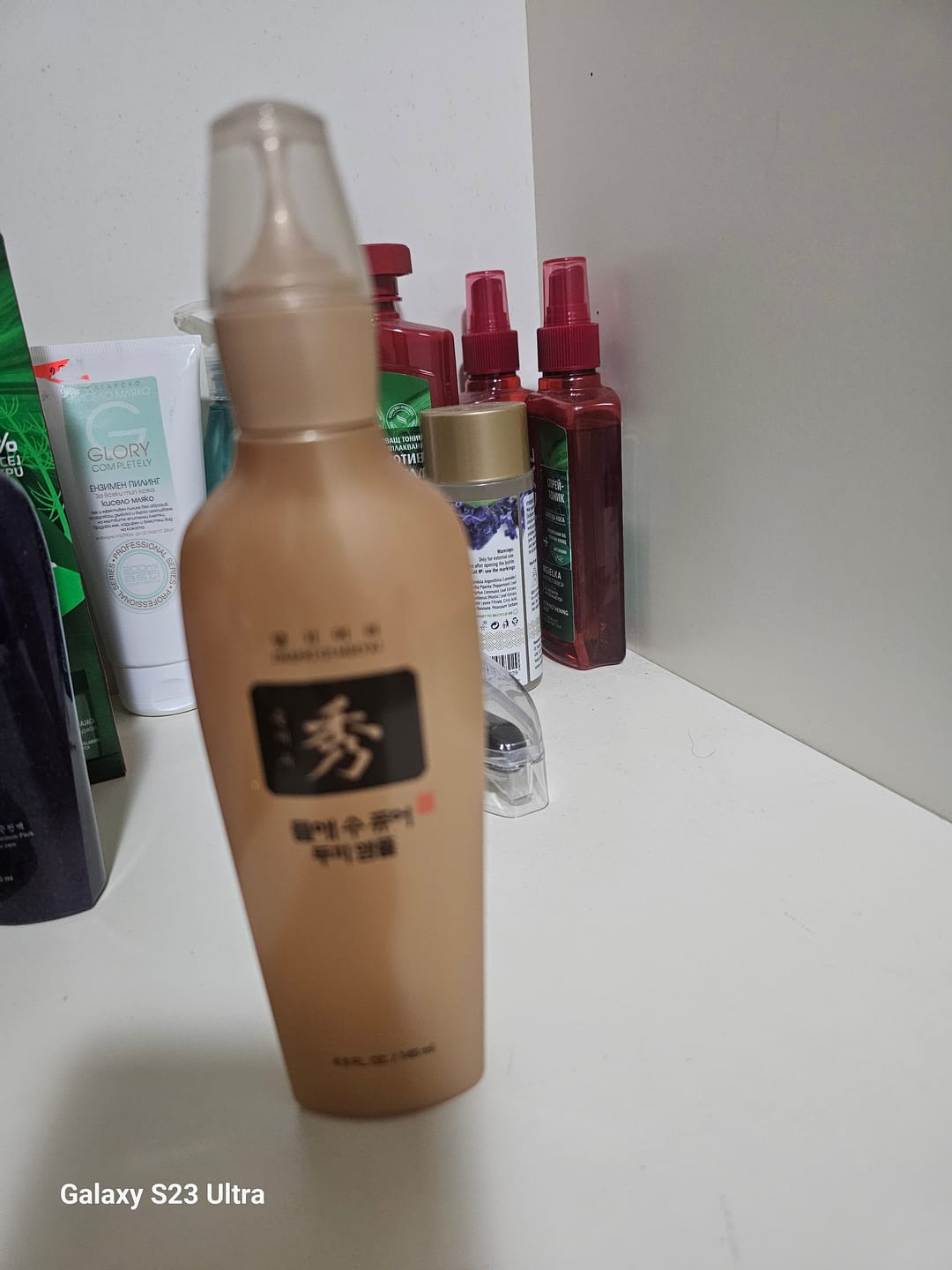 Customer photo review of Пептиден серум за бърз растеж и възстановяване на косата Doori Златен еликсир