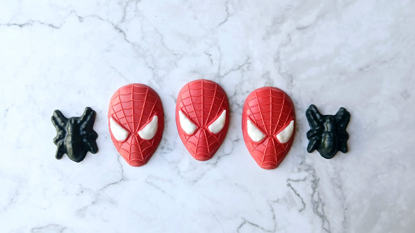 Customer photo review of Spiderman Mask Mold