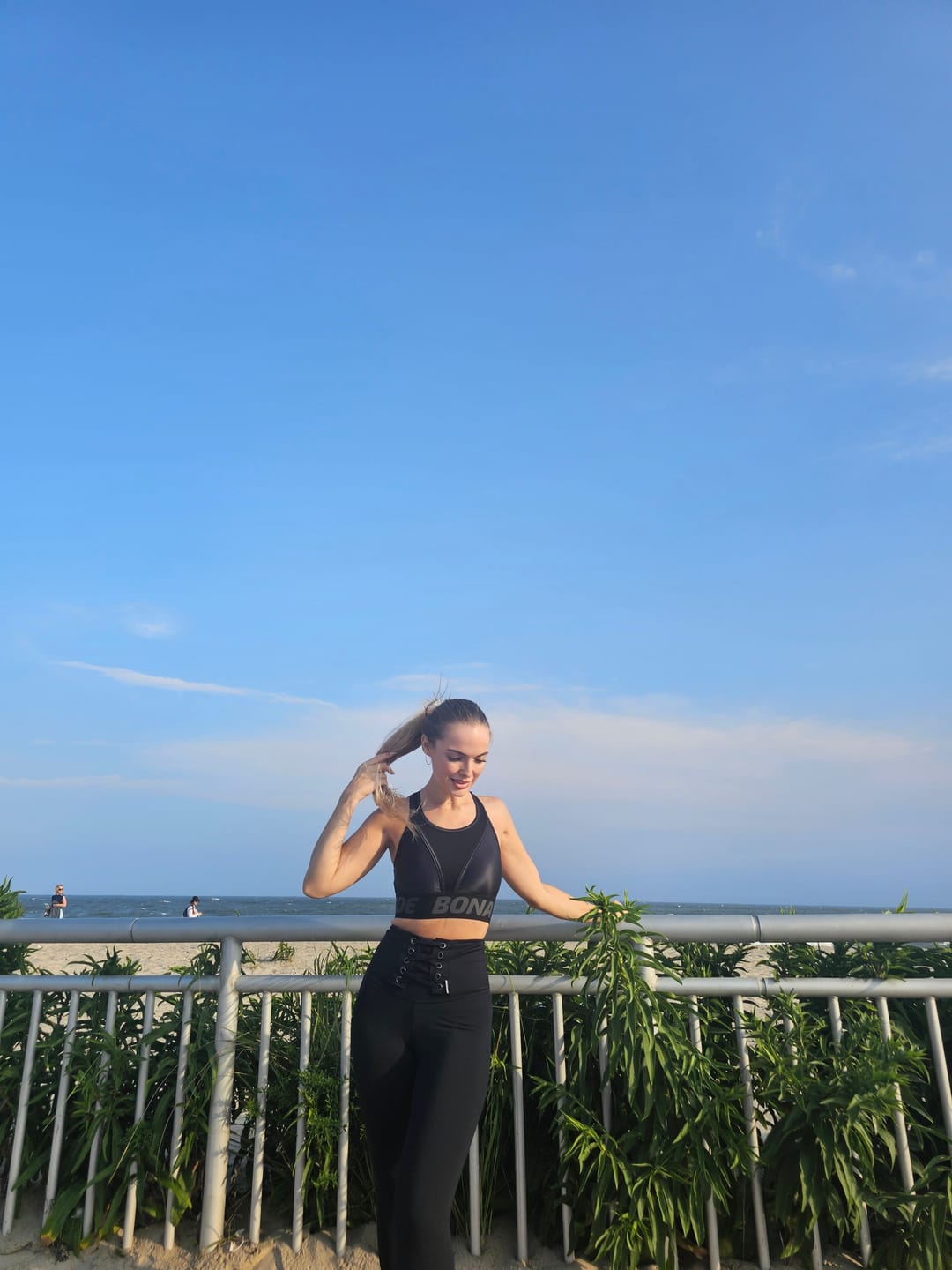 Customer photo review of Sports Bras Top For Top Black Skin
