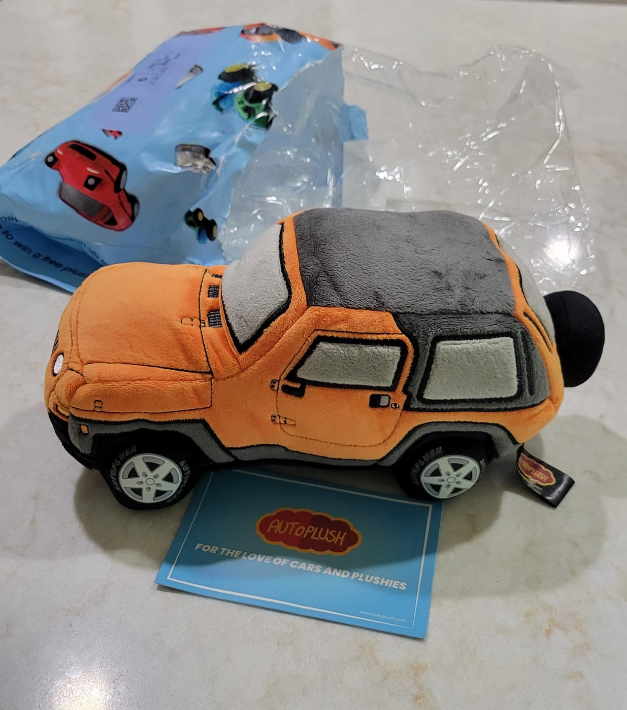 Customer photo review of Wrangler SUV Plushie