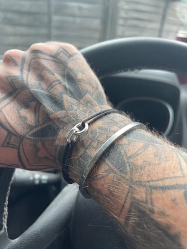 Customer photo review of Studded Hamsa - Silver