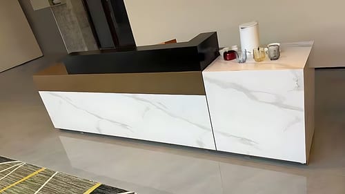 Customer photo review of Multi-Use Reception Desks for Varied Businesses