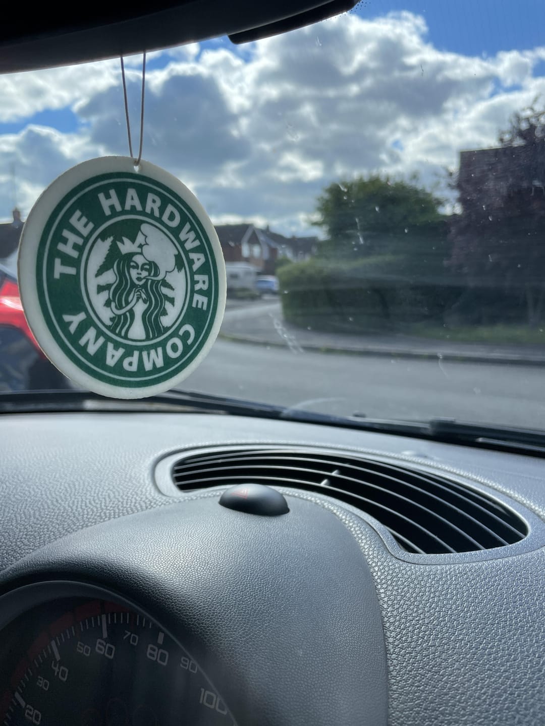 Customer photo review of Promotional Car Air Fresheners - Custom Shape With Your Logo