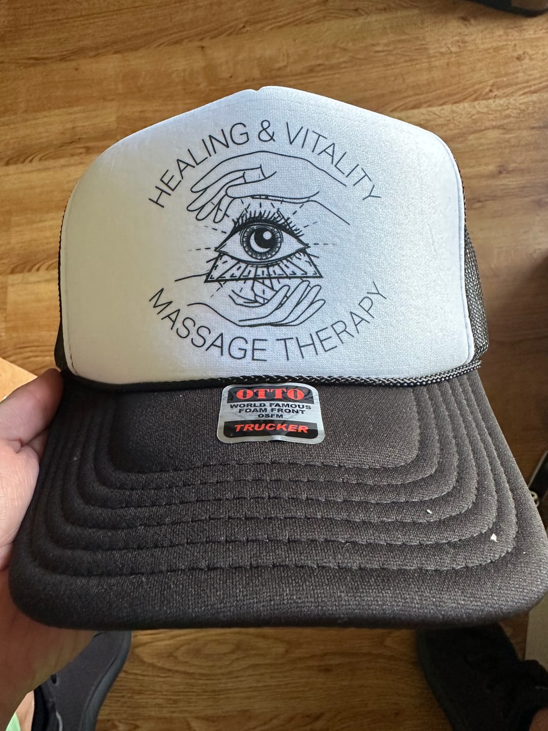 Customer photo review of 6 Custom Trucker Hats for $59
