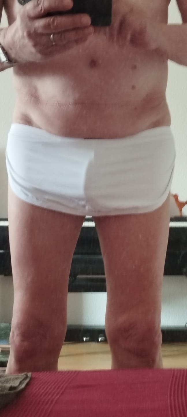 Customer photo review of Men's Sexy Side Split  Boxers With Support Pouch