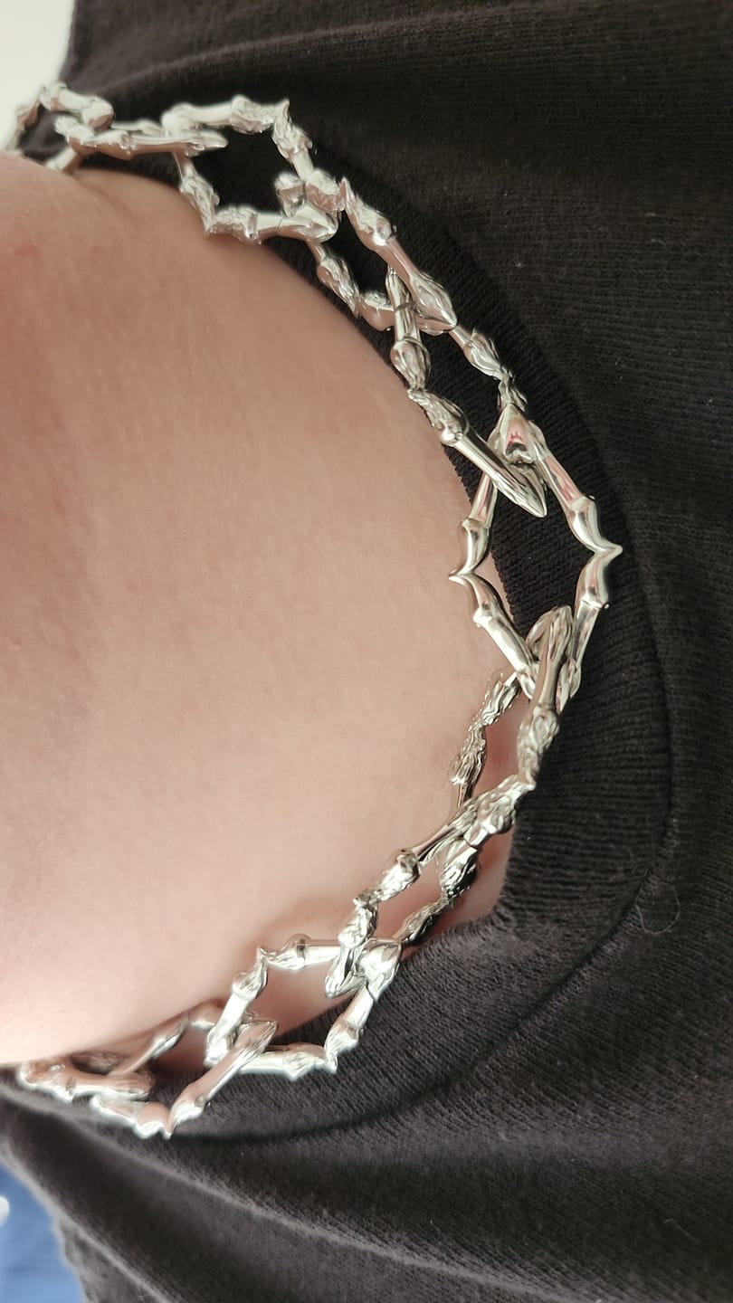 Customer photo review of CHAIN OF ADDICTION NECKLACE