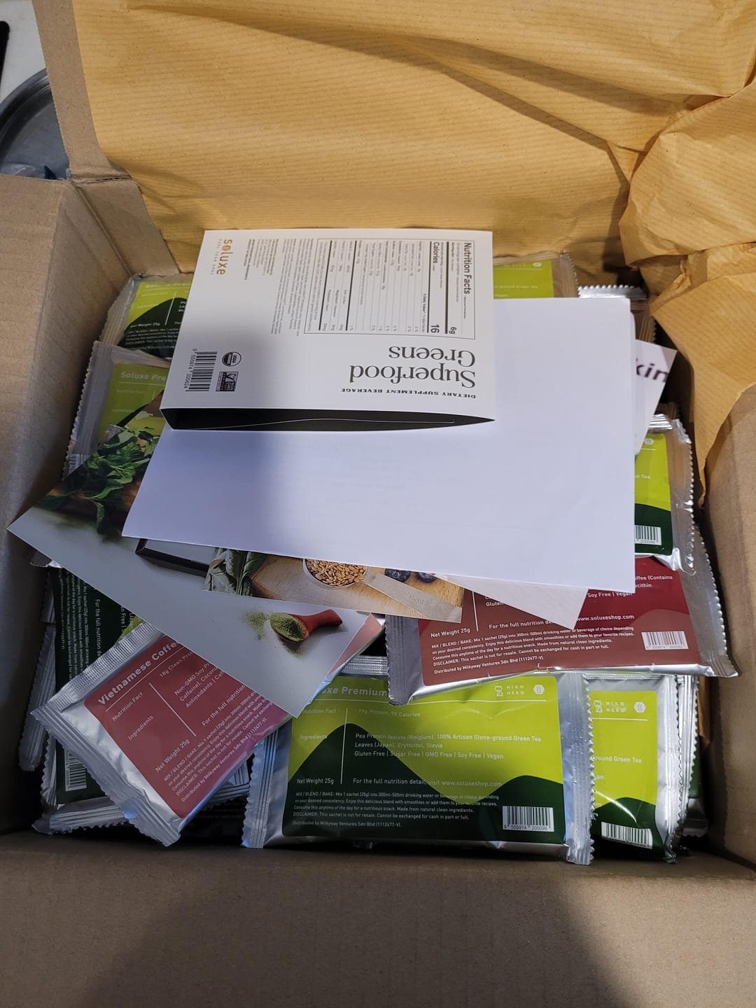 Customer photo review of Pea Protein Isolate - High Fibre (Salted Chocolate)