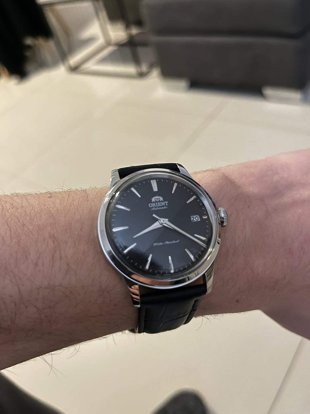 Customer photo review of Reloj Orient Automatic RA-AC0M02B10B Bambino 38mm