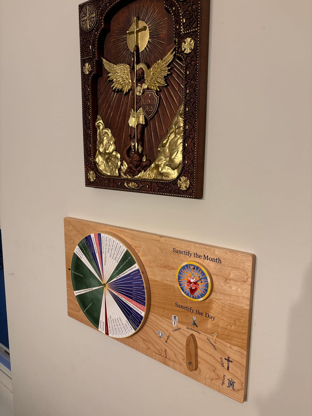 Customer photo review of Liturgical Devotion Calendar